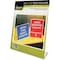 Nudell Stand-Up Sign Holder, Slanted, 8-1/2"x11", Plastic, Clear NUD35485Z - alternate 1